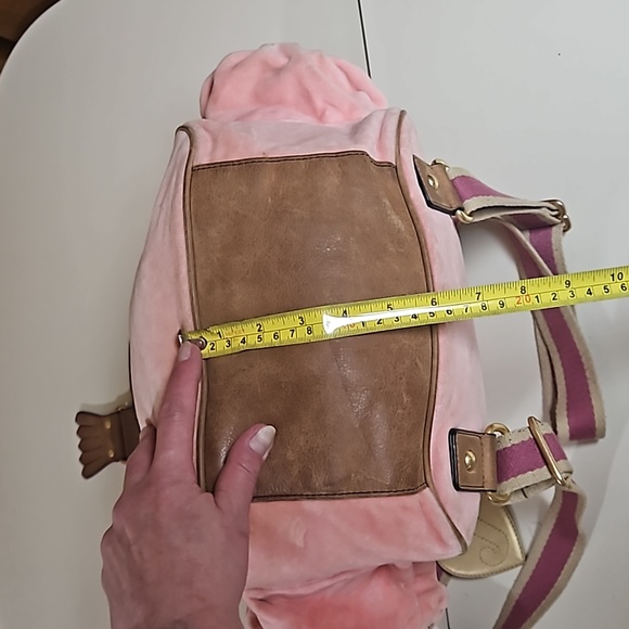 Juicy Couture y2k Vintage Velour and Leather Backpack Bag main image 6